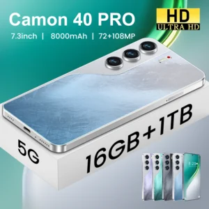 UNIWA Camon 40 Pro 7.3 – Smartphone Android 5G Double SIM