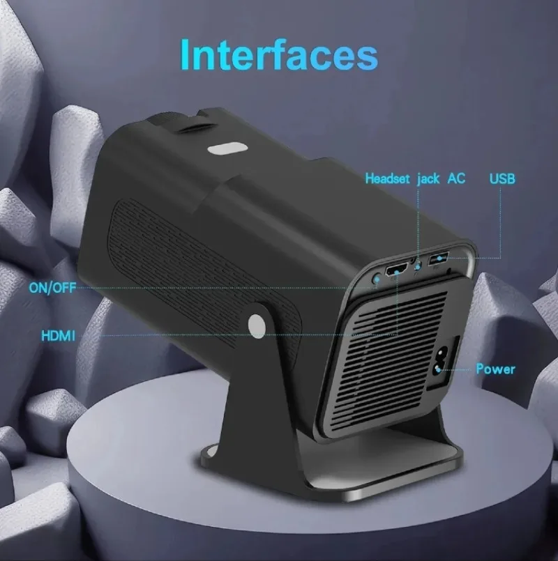 Projecteur Intelligent Portable HY320 MINI (4K / 1080P - Android - PTZ) – Image 22