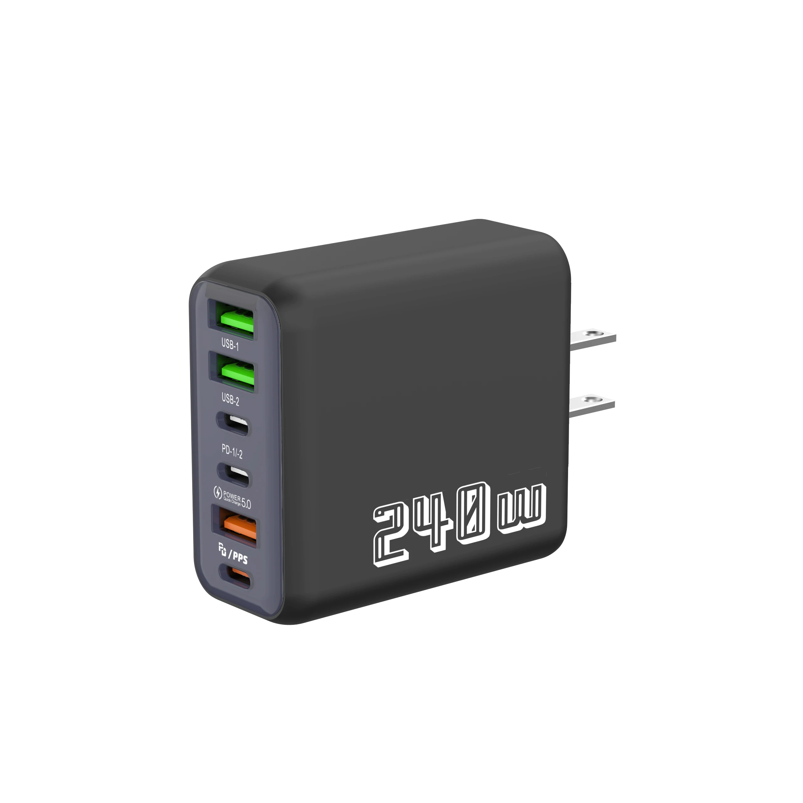 Chargeur Secteur USB-C 240W 6 Ports – Charge Ultra-Rapide PD3.0 Type-C – Image 5