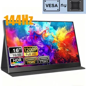 Moniteur Portable 16 Pouces 144Hz FHD+