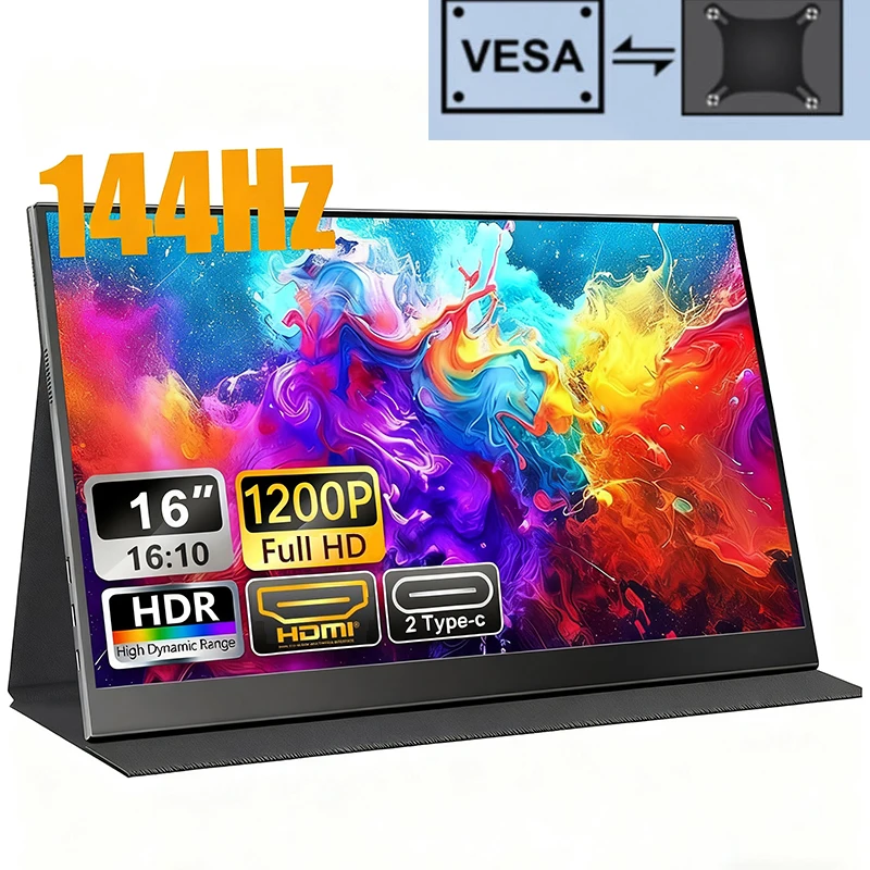 Moniteur Portable 16 Pouces 144Hz FHD+