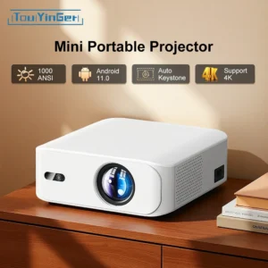 Mini Projecteur Intelligent Touyinger L9W Ultra 4K / Full HD - Android - Home Cinéma LED - Bluetooth