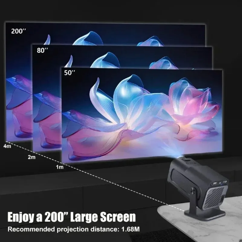 Projecteur Intelligent Portable HY320 MINI (4K / 1080P - Android - PTZ) – Image 25