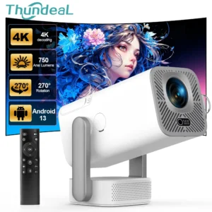 Mini Projecteur Intelligent ThundeaL TD80 Pro – Full HD 1080P, WiFi, Android