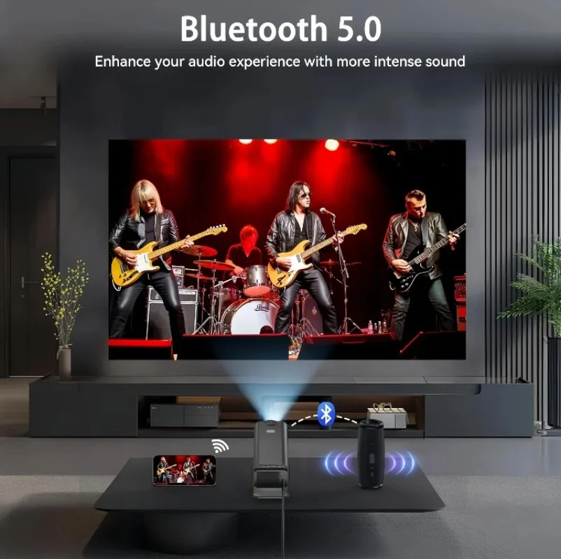 Projecteur Intelligent Portable HY320 MINI (4K / 1080P - Android - PTZ) – Image 18
