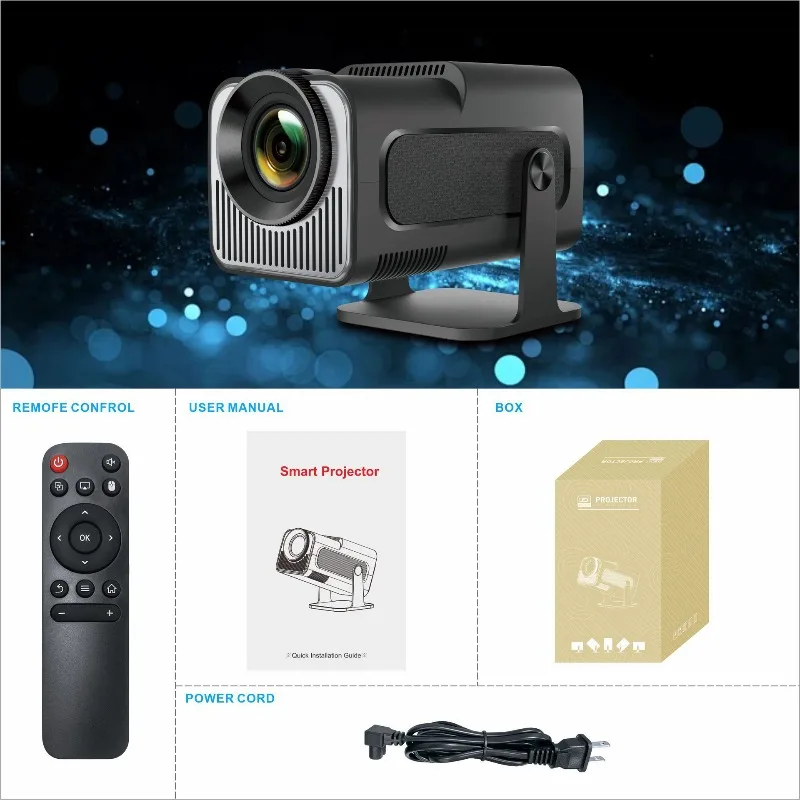 Projecteur Intelligent Portable HY320 MINI (4K / 1080P - Android - PTZ) – Image 28
