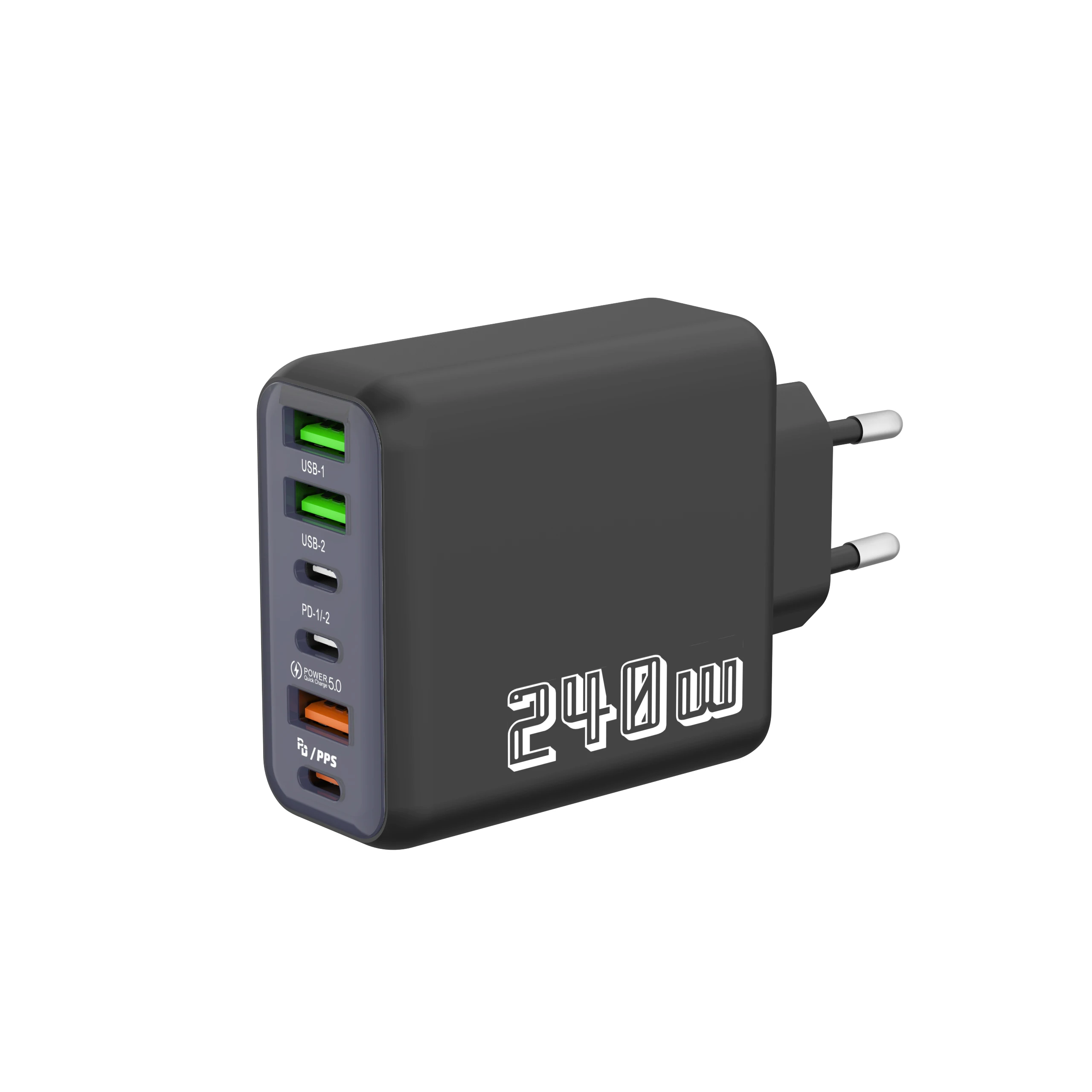 Chargeur Secteur USB-C 240W 6 Ports – Charge Ultra-Rapide PD3.0 Type-C – Image 6