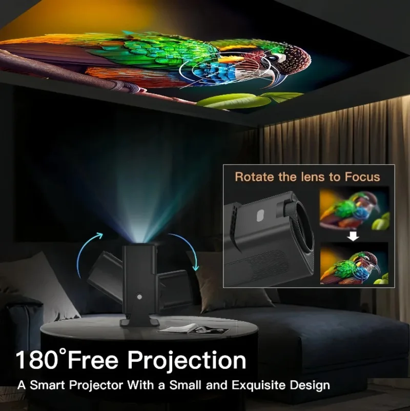 Projecteur Intelligent Portable HY320 MINI (4K / 1080P - Android - PTZ) – Image 19