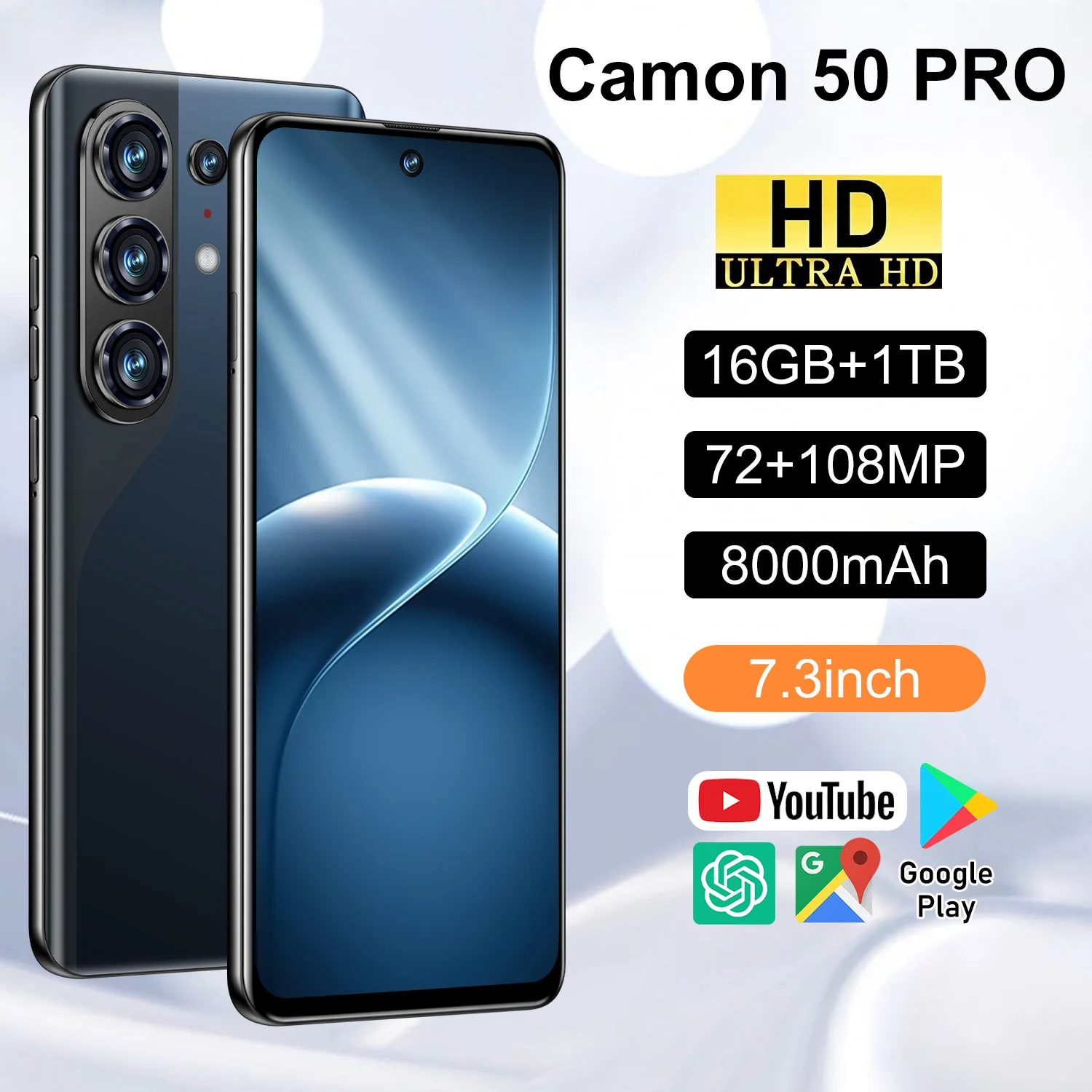 Camon 50 Pro 2026 – Nouveau modèle haute qualité, original, intelligent, 5G